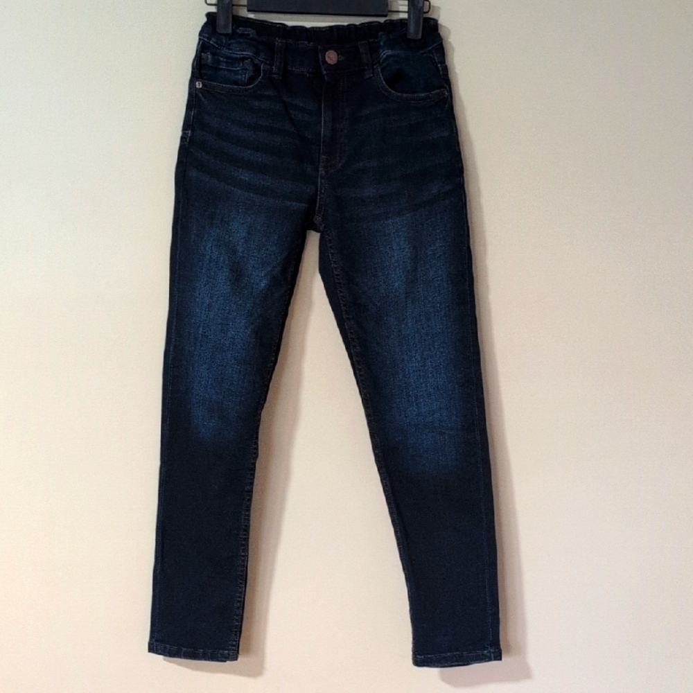 Zara Boy's Dark Blue Stretchy Jeans Sz 13-14